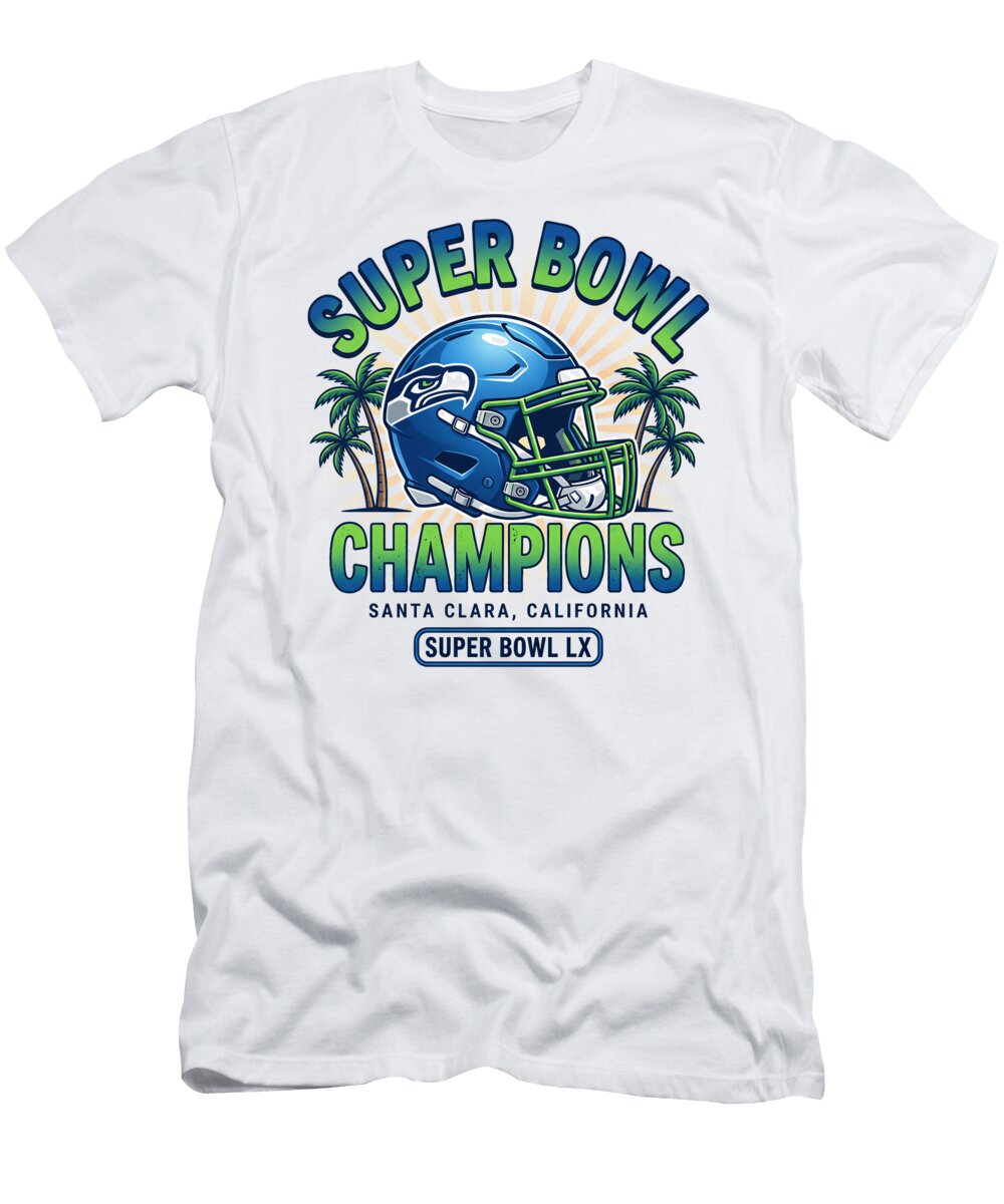 Seahawks Super Bowl Champions Graphic Viral Guy T-Shirt
