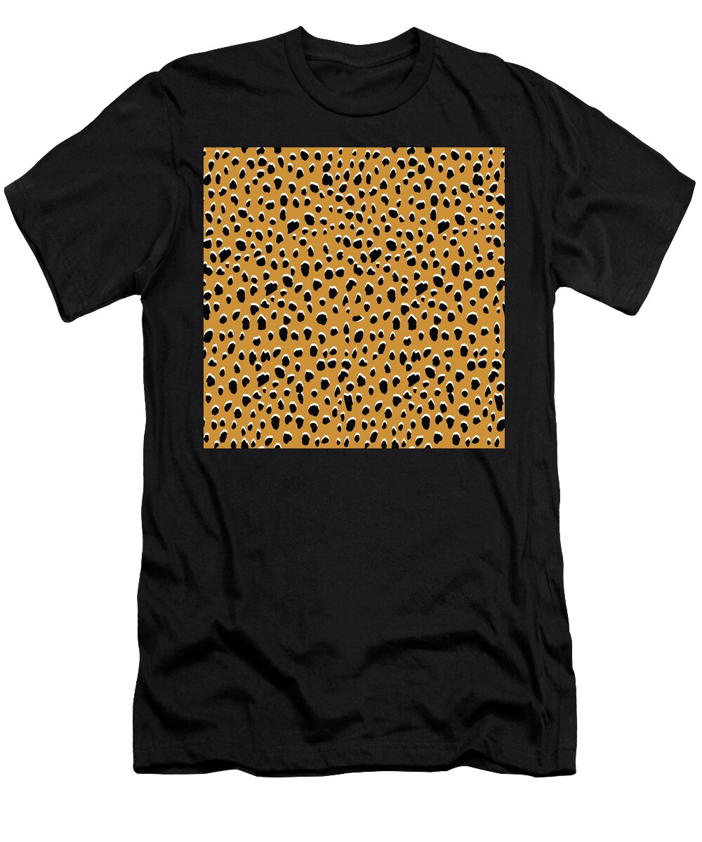 Seamless Leopard Cheetah Skin Pattern Julien T-Shirt