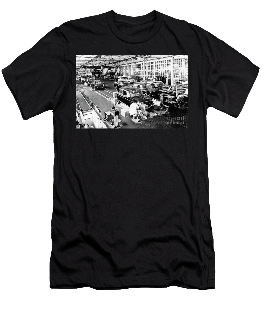 Seat Factory Final Review of Model Seat 1500 Sixties Barcelona Catalonia Spain Unknown Artist T-Shirt