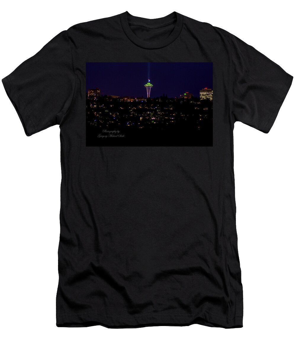 Seattle 12th Man Flag Jpeg Greg Steik T-Shirt