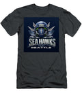 Seattle Seahawks Football Helmet Design Kevin Walker and Pixel Reverie T-Shirt