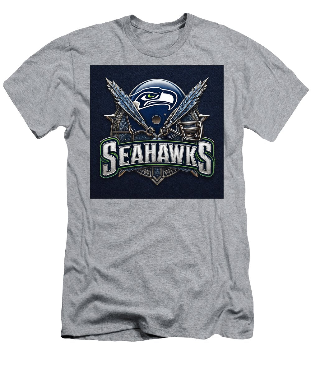 Seattle Seahawks Logo Design Kevin Walker and Pixel Reverie T-Shirt