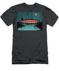 Seattle Seahawks Lumen Field Night Stadium Art Eldre Delvie T-Shirt