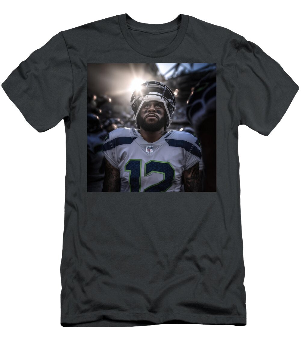 Seattle Seahawks No 12 Wes and Dotty Weber T-Shirt