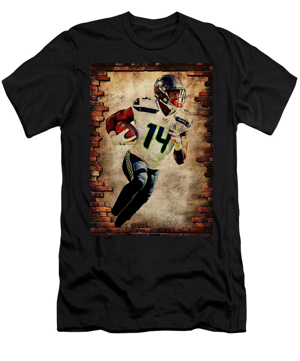 Seattle Seahawks Player Dk Metcalf Dkmetcalf Dk Metcalf Wrenn Huber T-Shirt