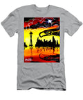 Seattle Seahawks Storm Colorful Scenic Reflection Art Teo Alfonso T-Shirt