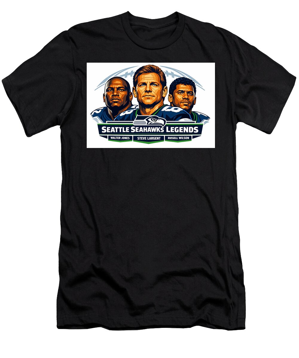 Seattle Seahawks Top 3 All Time All Sports T-Shirt