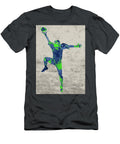 Seattle Seahawks Wide Receiver Football Player Paint Splatters Abstract Portrait Design Turnpike T-Shirt