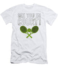 See You in Court Funny Tennis Playing Attorney Gifts Kanig Designs T-Shirt
