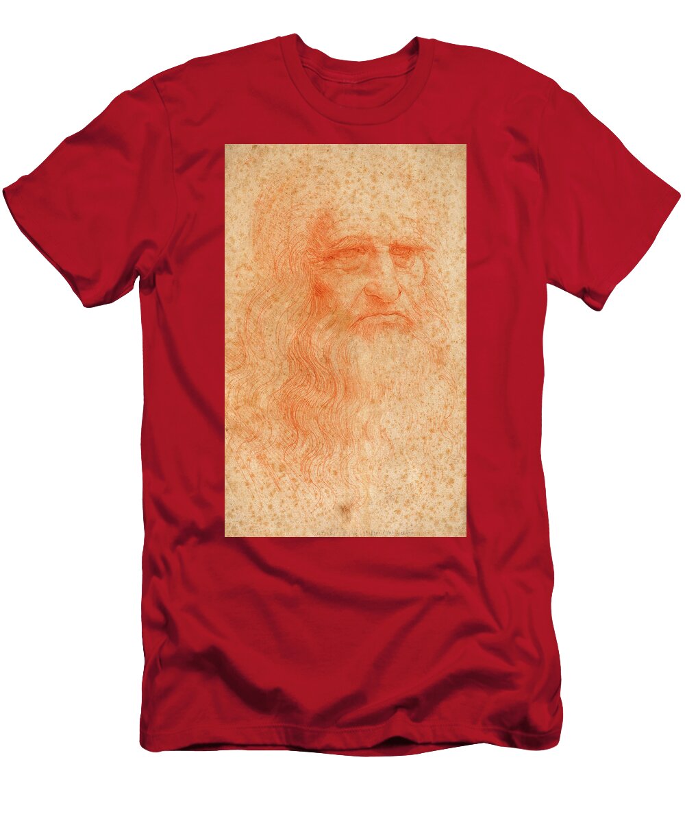 Self Portrait 1512 Leonardo Da Vinci T-Shirt