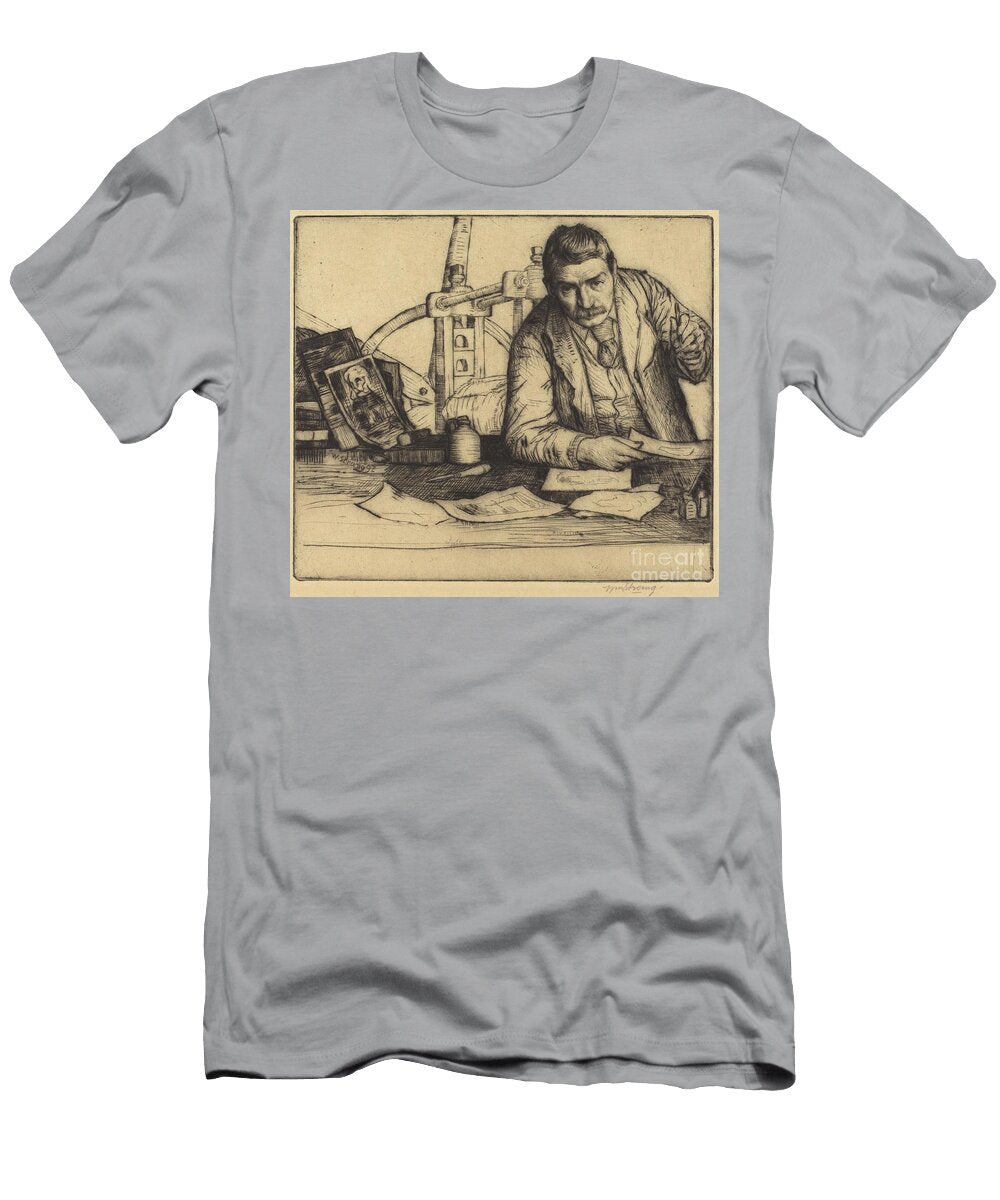Self Portrait 1897 Drypoint William Strang T-Shirt