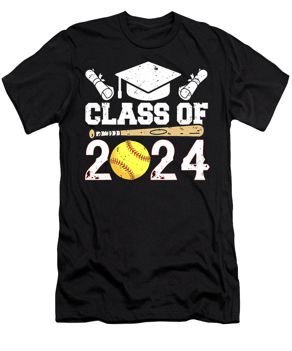 Senior 2024 Softball Player Class of 2024 Graduate Thepassionshop T-Shirt