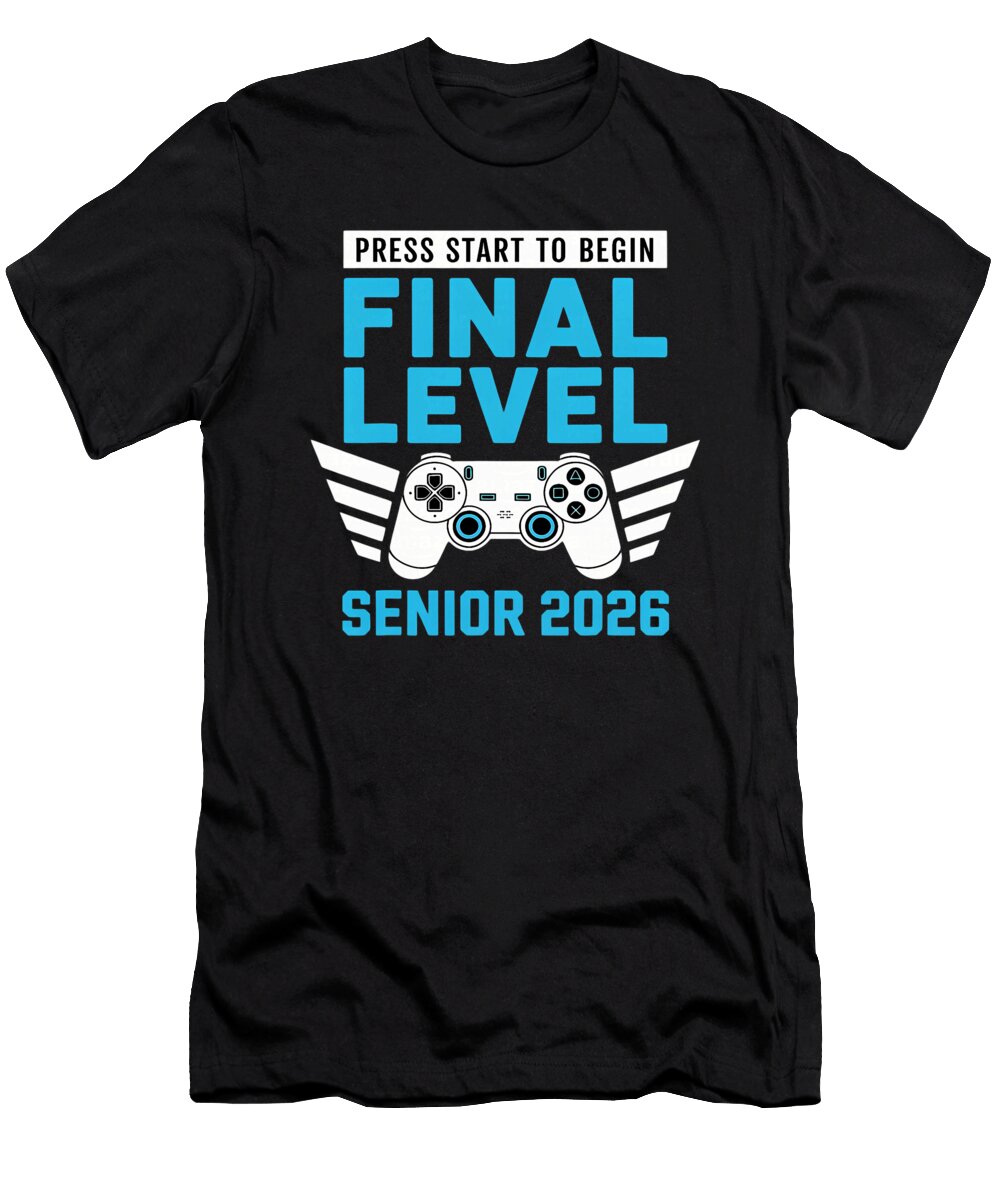 Senior 2026 Class of 2026 Senior Gamer Video Coami Tacti T-Shirt
