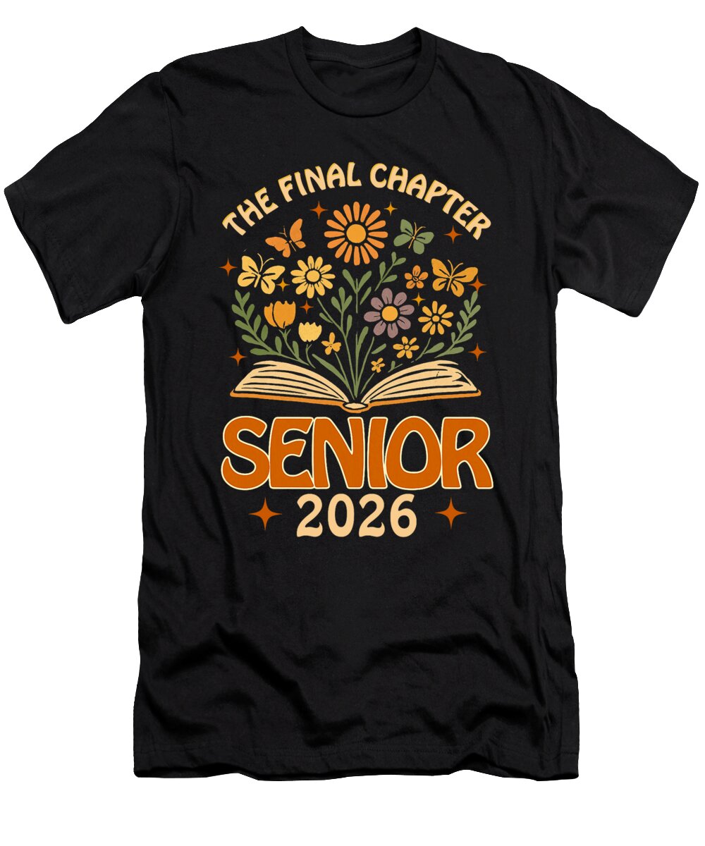 Senior 2026 Final Chapter Retro Book Lover Last Coami Tacti T-Shirt