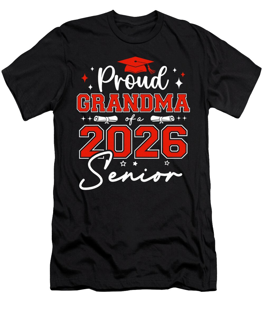 Senior 2026 Proud Grandma of a 2026 Senior Coami Tacti T-Shirt