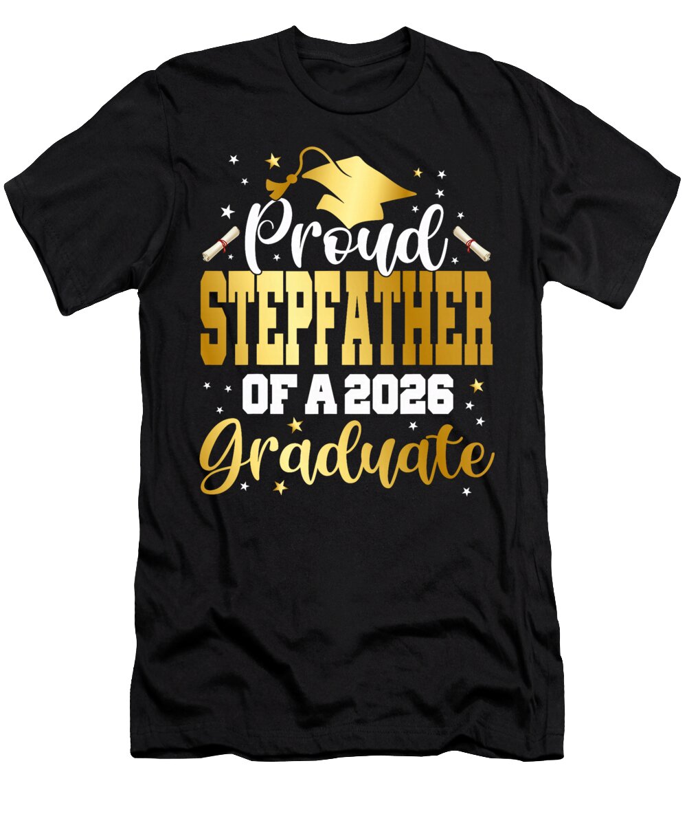Senior 2026 Proud Stepfather of a Class of 2026 Coami Tacti T-Shirt