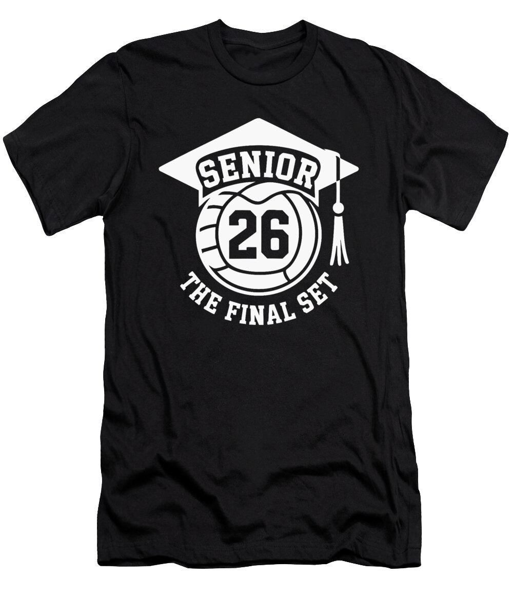 Senior 2026 Volleyball the Final Set Design Coami Tacti T-Shirt