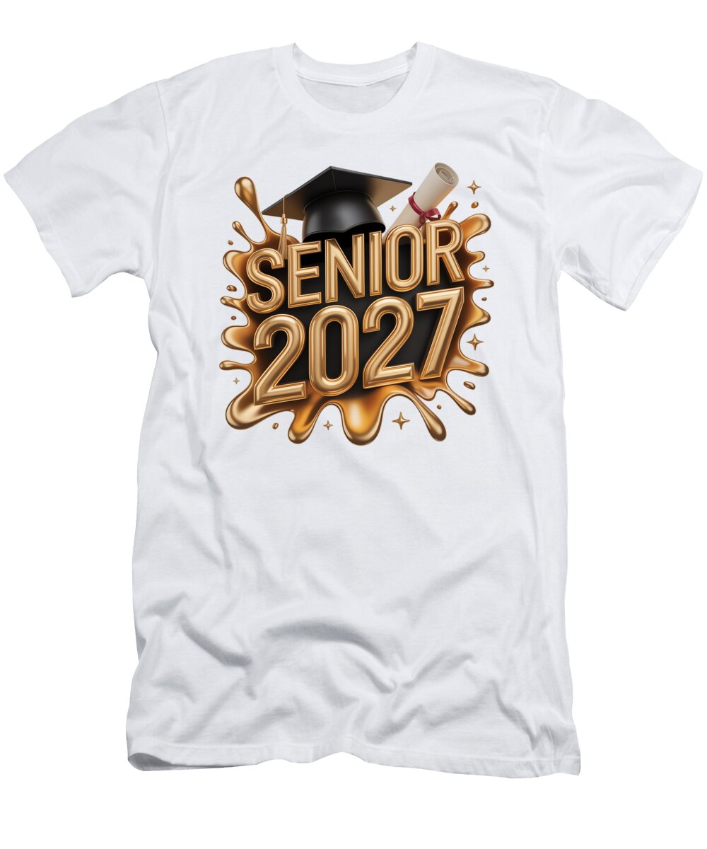 Senior 2027 Celebration Badge Joanna Redesiuk T-Shirt