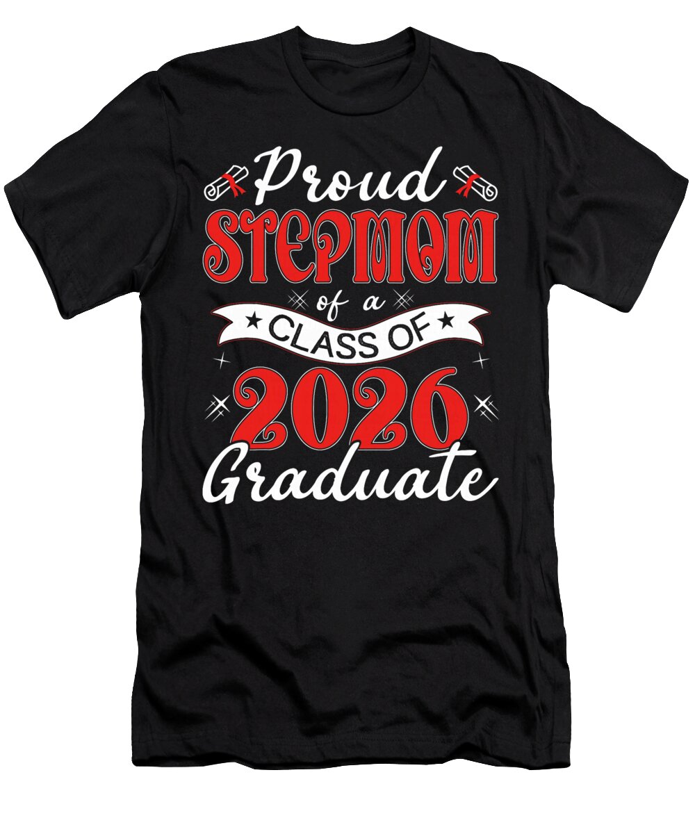 Senior 26 Proud Stepmom of a Class of 2026 Coami Tacti T-Shirt