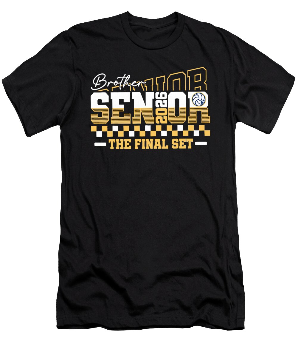 Senior Brother Class of 2026 Volleyball the Set Coami Tacti T-Shirt