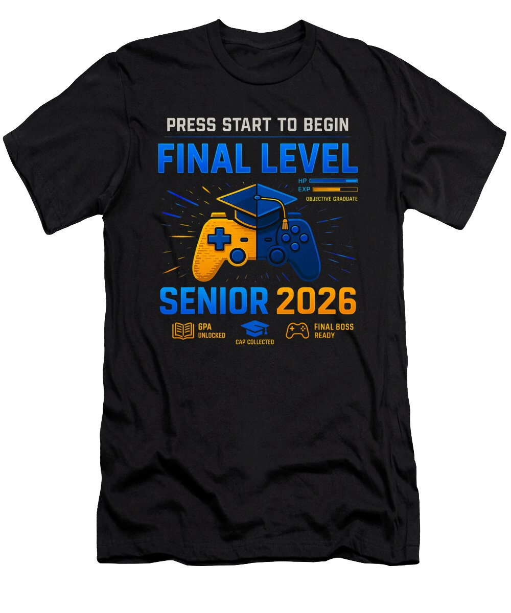 Senior Class of 2026 Back to School Gamer Senior Coami Tacti T-Shirt