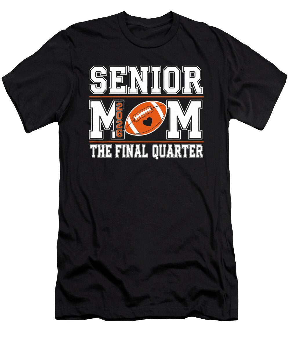 Senior Football Mom Class of 2026 Game Day Coami Tacti T-Shirt