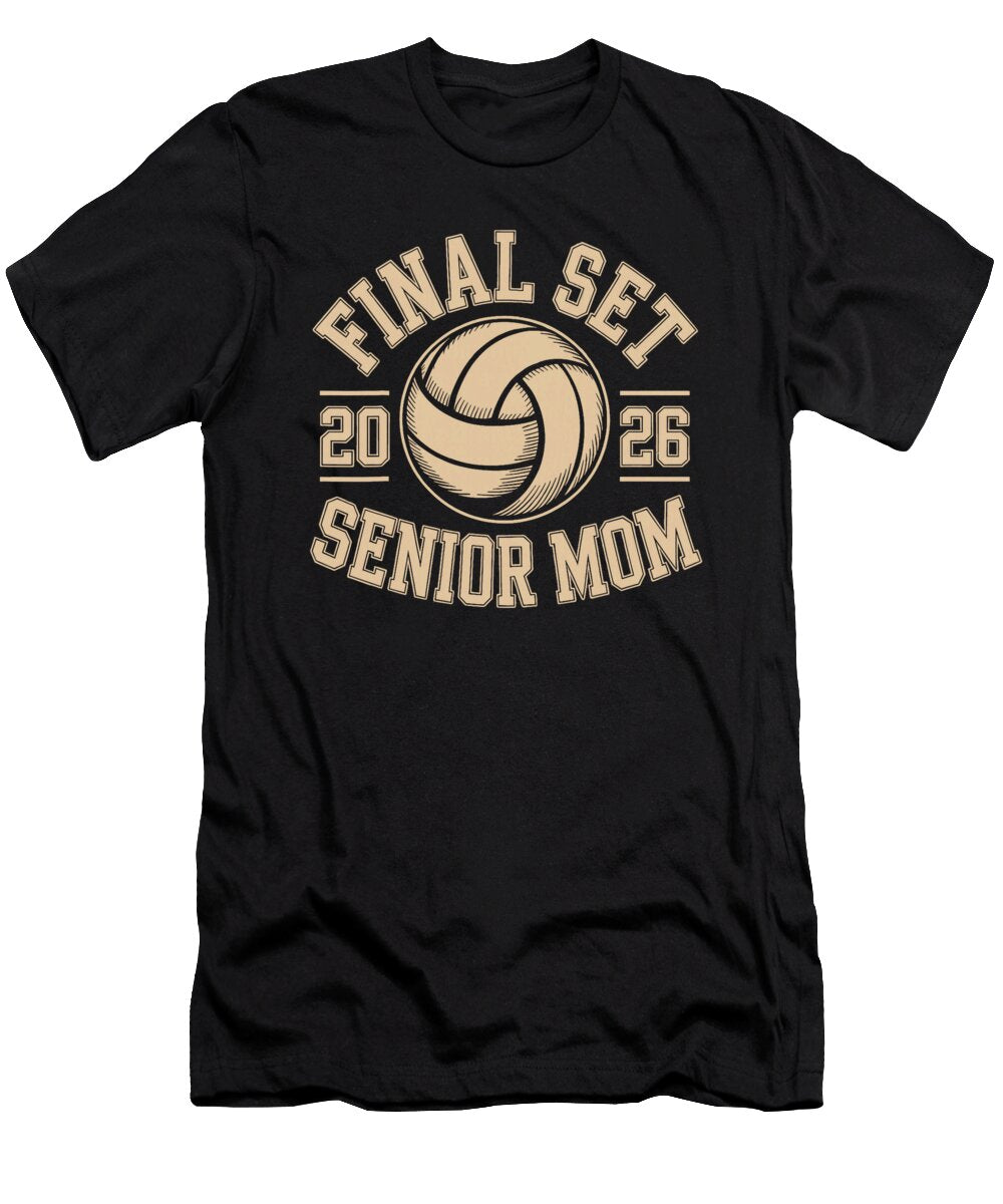 Senior Volleyball Mom Class of 2026 Volleyball Coami Tacti T-Shirt