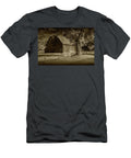 Sepia Tone of a Wooden Weathered Barn in West Michigan Randall Nyhof T-Shirt