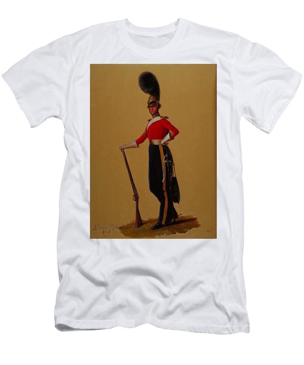 Sergeant Benjamin Gilliece B 1804 5th Princess Charlotte of Waless Dragoon Guards Alexandre Jean Dubois Drahonet T-Shirt