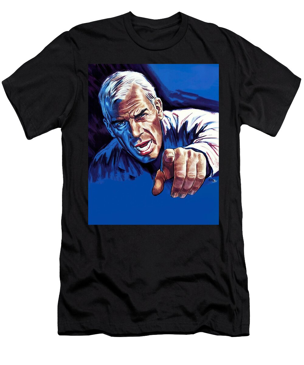 Sergeant Ryker 1968 Movie Poster Painting By Klaus Dill and Rodolfo Valcarengh Stars on Art T-Shirt