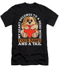 Service Dog Trainer My Heart Belongs to Dog Owner Tshirtconcepts Marvin Poppe T-Shirt