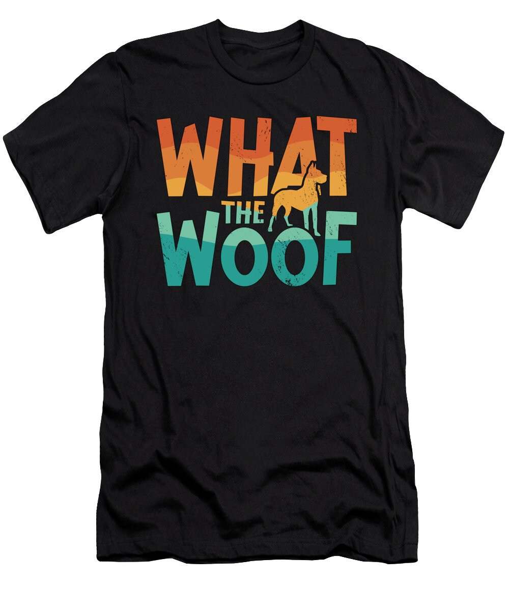 Service Dog Trainer What the Woof Therapy Dog Tshirtconcepts Marvin Poppe T-Shirt