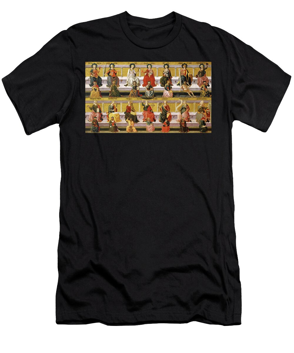 Seven Virtues and Seven Liberal Arts Francesco Pesellino T-Shirt