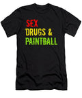 Sex Drugs Paintball Player Paintball Marker Gift Thomas Larch T-Shirt