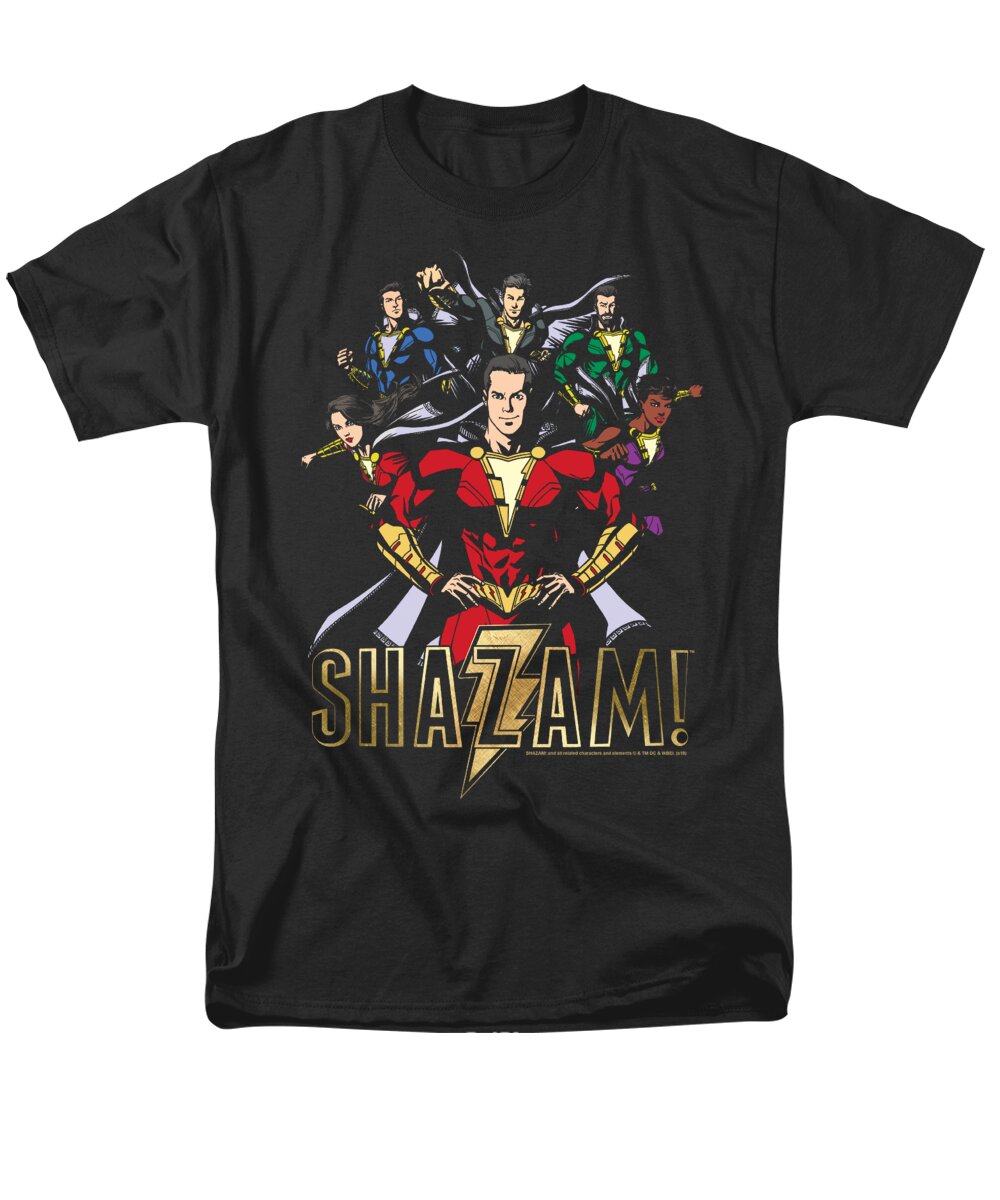 Shazam Movie Group of Heroes Brand a T-Shirt
