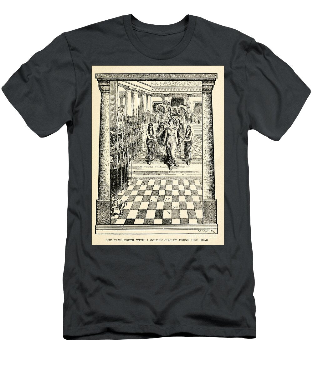 She Came Forth with a Golden Circlet Round Her Head G1 Historic Illustrations T-Shirt