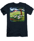Sheeps in a Field Richard T Pranke T-Shirt