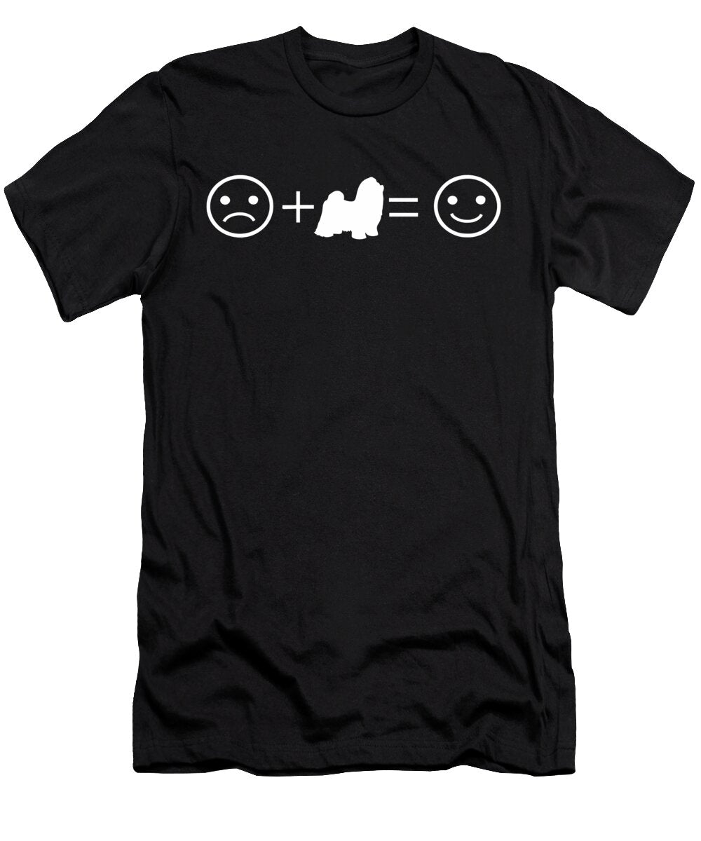 Shih Tzu Lover Happiness Equation Gift Dusan Vrdelja T-Shirt