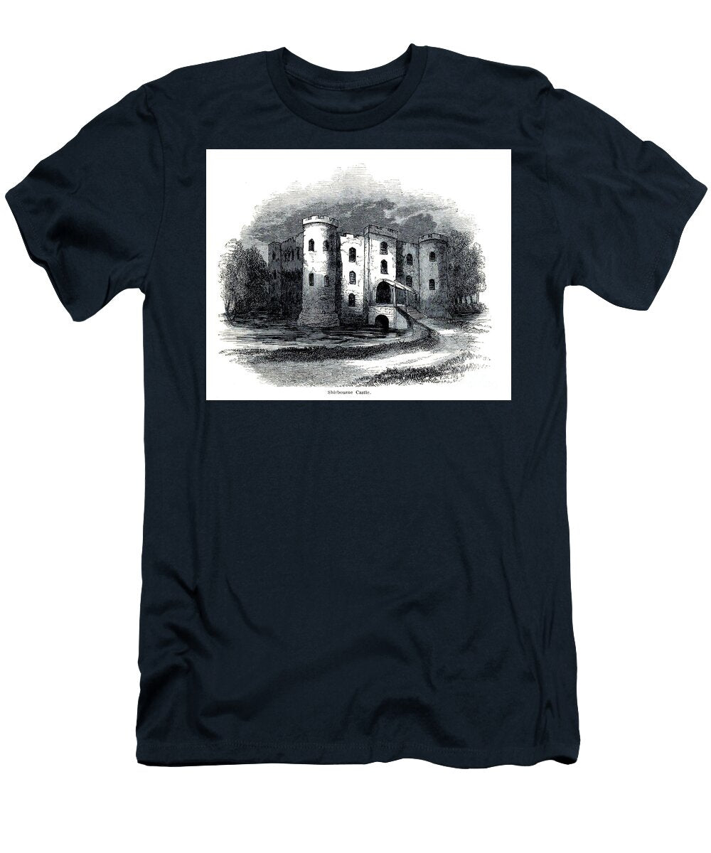 Shirbourne Shirburn Castle E1 Historic Illustrations T-Shirt