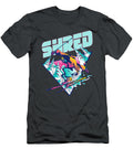 Shred Vintage Freestyle Ski 80s Costume Retro Skiing Lang Kiem Tran T-Shirt