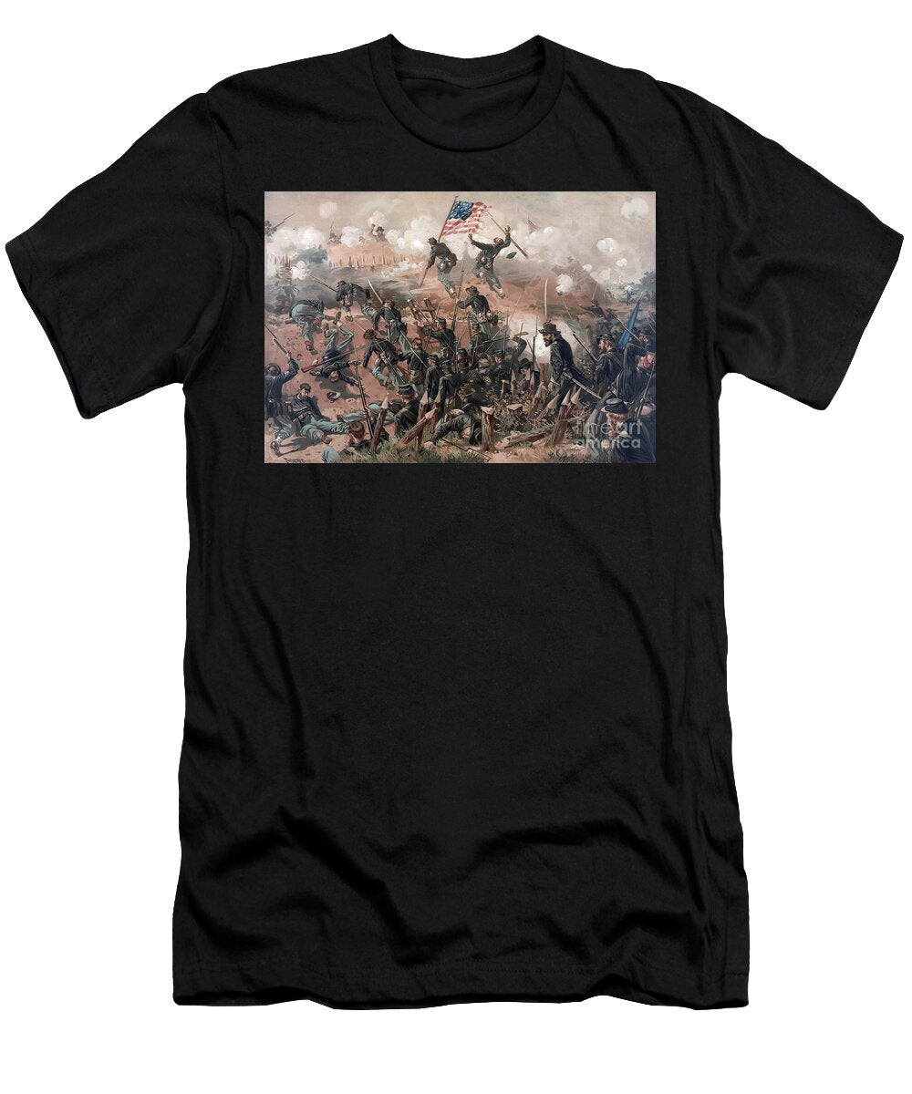 Siege of Vicksburg L Prang and Co 1886 Thure De Thulstrup T-Shirt