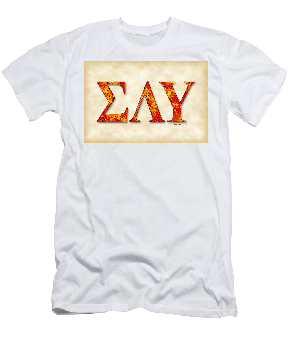Sigma Lambda Upsilon Parchment Stephen Younts T-Shirt