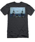 Sikorsky Sh 60b Seahawk Flys Over Uss Paul F Foster Wernher Krutein T-Shirt