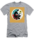 Silhouette of a Person in Front of a Globe Csa Images T-Shirt