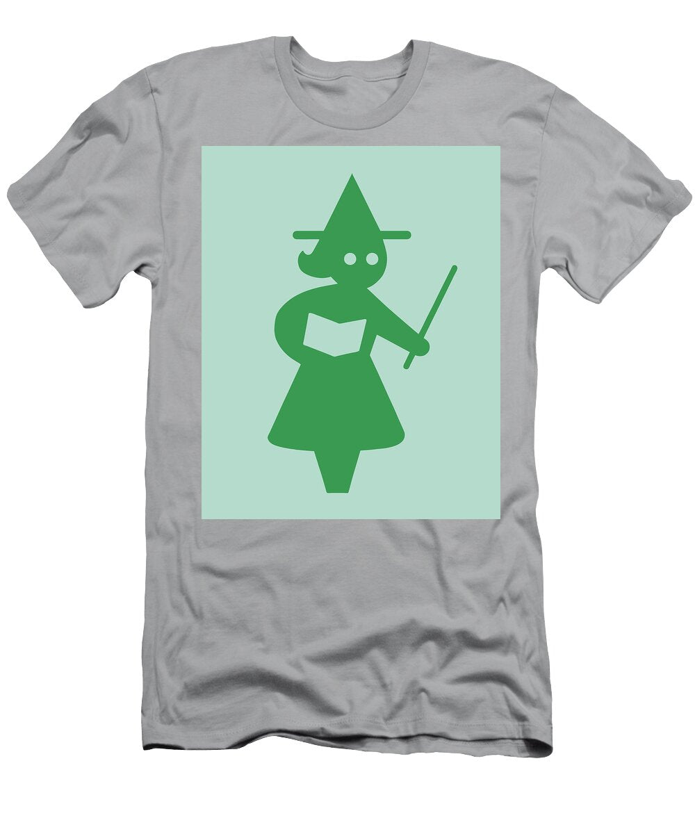 Silhouette of a Witch Csa Images T-Shirt