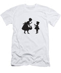 Silhouette of Mother and Girl Csa Images T-Shirt