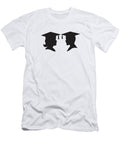 Silhouettes of Male and Female Graduates Csa Images T-Shirt