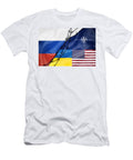 Silk Flags of Russian Federation Grunge Flags of Russian Federat Brch Photography T-Shirt
