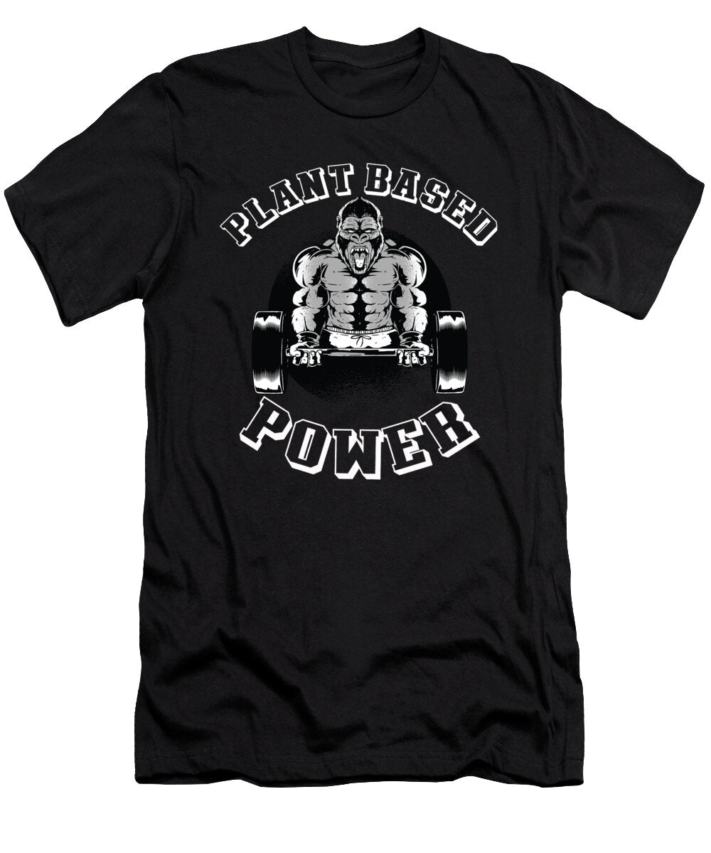 Silverback Gorilla Vegan Fitness Benjamin Burkert T-Shirt
