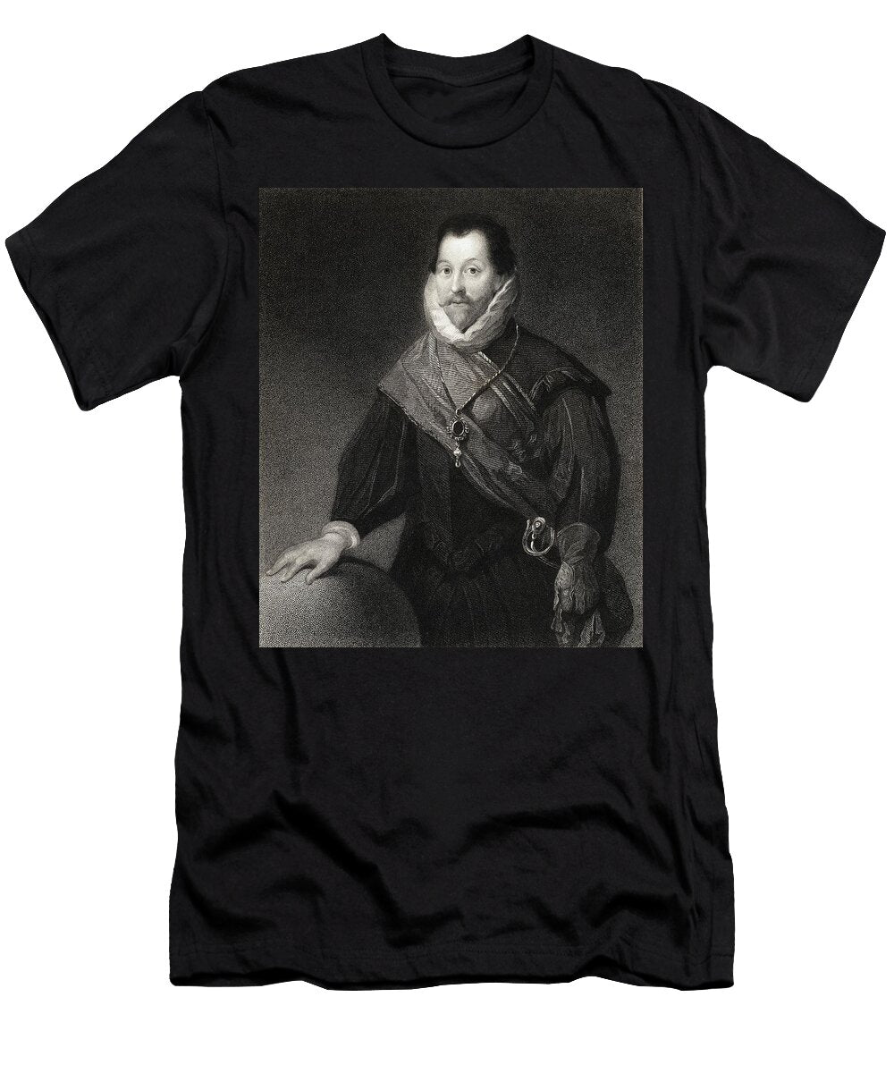 Sir Francis Drake C1540 3 1596 Ken Welsh T-Shirt